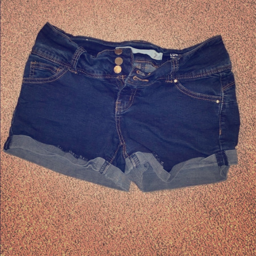 Low rise booty shorts